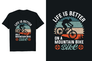 Vector adventure bike t shirt design.