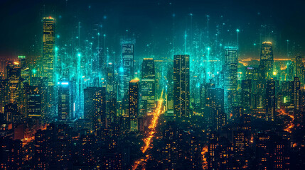 Fototapeta premium Exploring the Depths of city A New Perspective