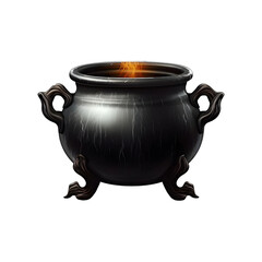 Black_Cauldron isolated on transparent and white background