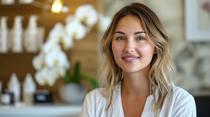 A series of video testimonials from satisfied clients, sharing their positive experiences and transformations with the clinic's aesthetic procedures. [Video testimonials for aesthe