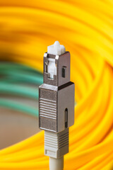 Optic patch cord cable with fiber silencer used to telecommunication optical networks