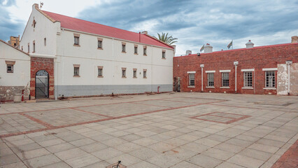 Fototapeta premium Architecture of Constitution Hill in the city of Johannesburg in South Africa