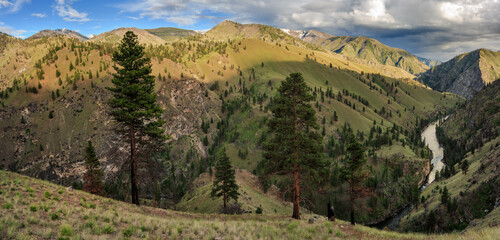 panorama of the mountains