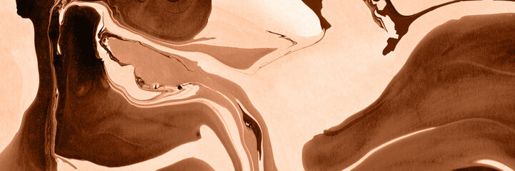 The texture of marble. Abstract background, made in the technique of fluid art. Demonstrating the...