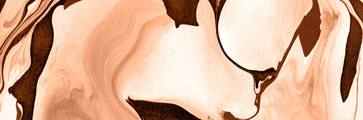 The texture of marble. Abstract background, made in the technique of fluid art. Demonstrating the...