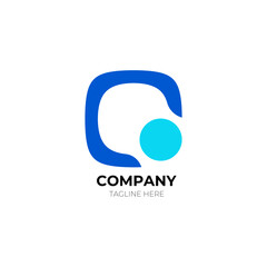 Obraz premium Abstract custom logo icon symbol corporate business company vector template design