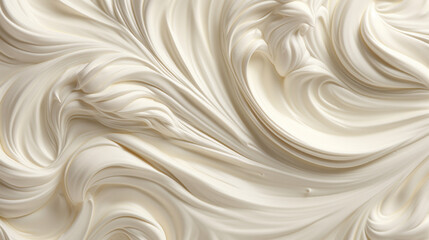  whisked white chocolate creamy texture  - obrazy, fototapety, plakaty
