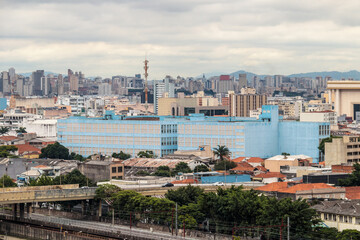 Obraz premium view of the Belenzinho neighborhood in São Paulo.