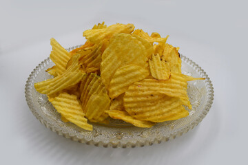 chips on a plate