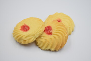 cookies on a white background