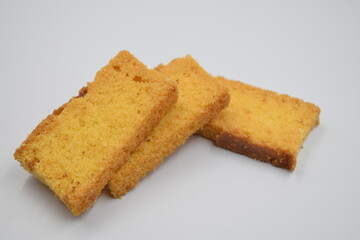 cookies on a white background