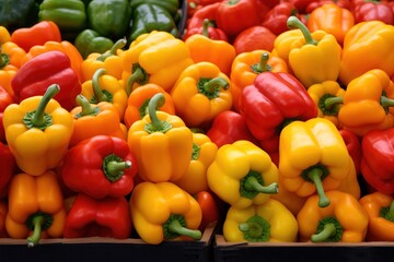 red and yellow bell peppers