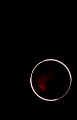 a round ball above us