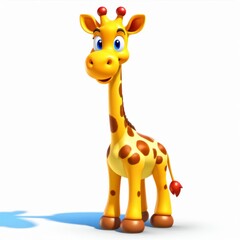 Obraz premium giraffe cartoon illustration