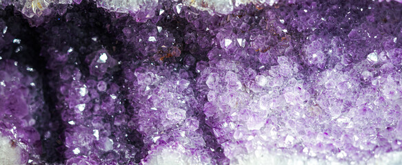 Purple rough amethyst. Mineral exchange.
