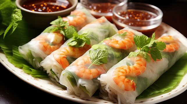 Fresh and Delicious Vietnamese Summer Rolls