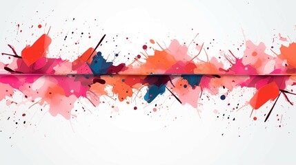 Copy Space of Abstract Celebration Wallpaper Design on White Background