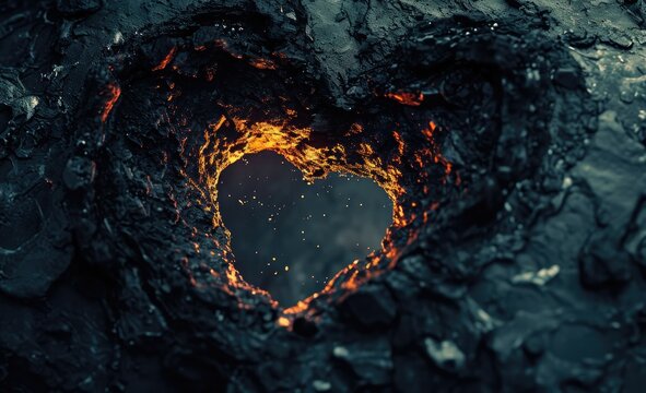 Naklejki heart of fire