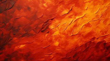 Fiery Essence Abstract Inferno Textured Flow of Lava-like Reds Orange and Yellow Wallpaper Background