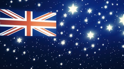 Happy Selebrating the spirit of Australia: a joyful Australia day with flags, kangaroos, and national pride in a festive and patriotic atmosphere. pride, joy, and a sense of unity.