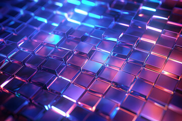 Obraz premium abstract background of vibrant cubes