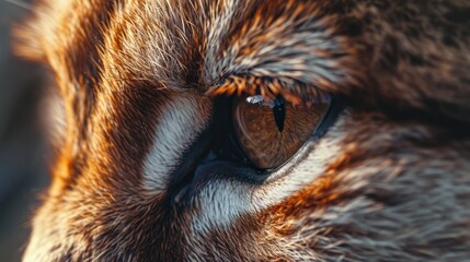  a close up of a cat's eye with a brown and white pattern on the outside of the cat's eye and the inside of the cat's eye.