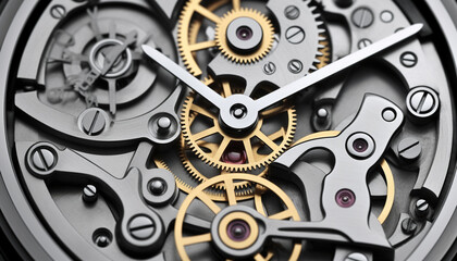 Clockworks turning, precision teamwork creates industry progress generated by AI