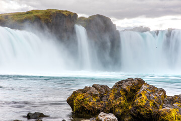 Long Exposure Blue Waterfall