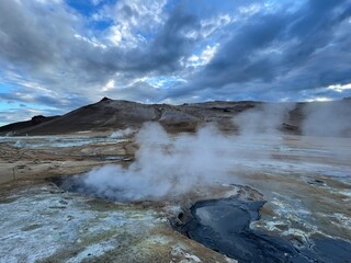 Iceland geothermal waters