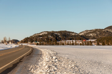 road in winter