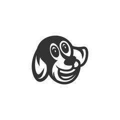 dog pet logo design vector