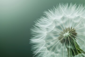 A close up of a dandelion