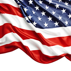 USA Flag Cloth on transparent background PNG image