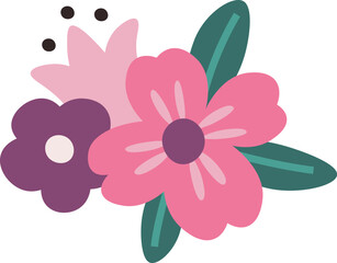 Flowers With Leaves Ornament