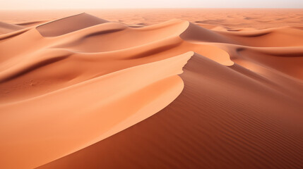 Fototapeta na wymiar Stunning sand dunes when the sun is shining