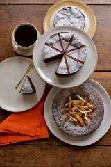 Torta Caprese Italian Flourless chocolate Cake