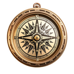 Antique Compass on transparent background PNG image