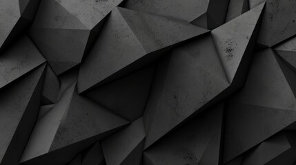 Black and white geometric triangle pattern for abstract wallpaper or background design