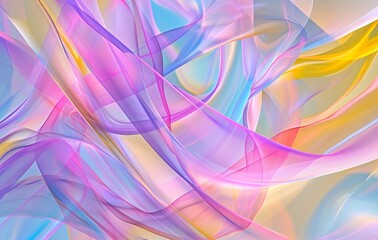 Abstract flowing background with blue and purple lines