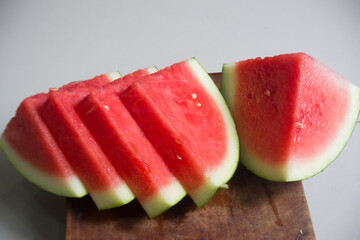 Contrasting red watermelon