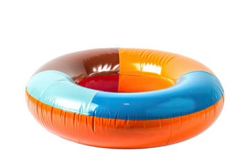 Inflatable swim ring, cut out - stock png.