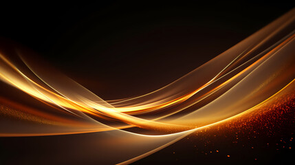 Abstract geometric background, technological lines background and light effects, 3D rendering