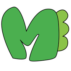 dinosaur alphabet letter