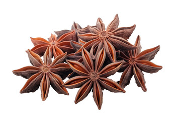 A stack of anise, cut out - stock png.