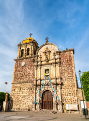 Fototapeta na wymiar Santiago Apostol church in Tequila town - Jalisco, Mexico