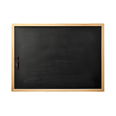 Blank blackboard for teaching on transparent background PNG image