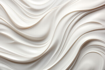 Elegant White Creamy Texture with Smooth Waves