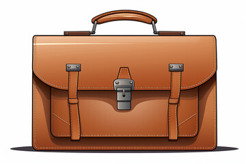 A stylized briefcase outlined with simple lines, capturing the essence of professionalism and the corporate world.