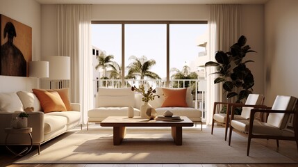 Interior design of modern living room 