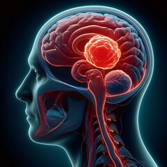 Brain, internal system of the human body that may cause tumors